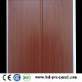 Surco laminado de PVC Panel de pared de 20 cm 7.5 mm de color madera en Ruanda